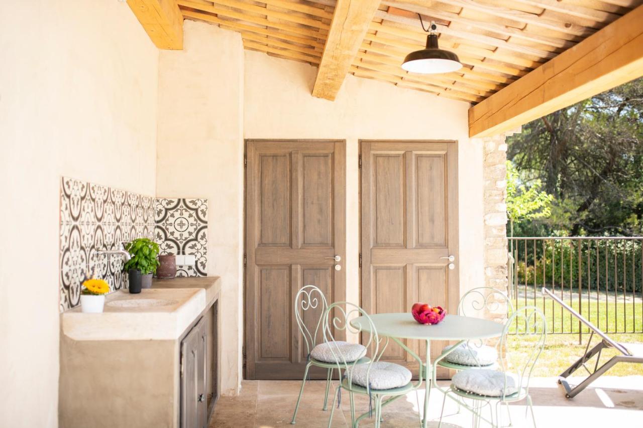 Bastide Toujours Dimanche, Maison De Vacances Avec Vue & Piscine Privee Gordes Exterior foto